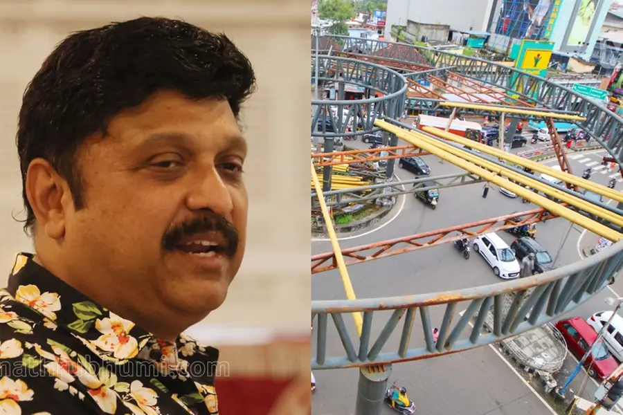 'കോട്ടയത്ത് ആകാശപാത പണിയാനാവില്ല, ഭാവിയിൽ പൊളിക്കേണ്ടിവരും; ബിനാലെ കലാകാരൻ നിർമിച്ചതെന്ന് കരുതി'