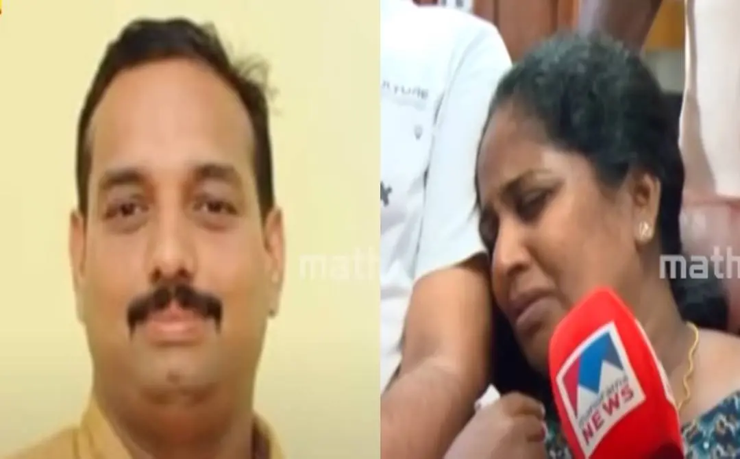 കൊല്ലപ്പെട്ട ദീപു, ദീപുവിന്റെ ഭാര്യ വിധു | Screengrab: Mathrubhumi News