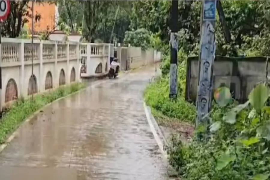 റോഡിലാകെ രക്തം, പരിഭ്രാന്തിയിലായി നാട്ടുകാര്; സംഭവം തൃശ്ശൂരില്
