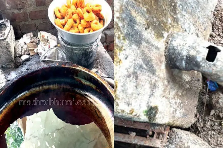 ഉരുളി കഴുകിയിട്ട് മാസങ്ങൾ, കരി ഓയിൽപോലെ എണ്ണ; ഷൊർണൂർ റെയിൽവേ സ്റ്റേഷനിലേക്കുള്ള വട തയ്യാര്