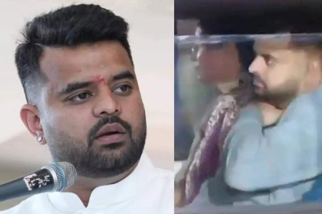 1. പ്രജ്ജ്വൽ രേവണ്ണ, 2. പ്രജ്ജ്വല്‍ രേവണ്ണയെ എസ്‌.ഐ.ടി. സംഘം അറസ്റ്റ് ചെയ്ത് കൊണ്ടുപോകുന്നു