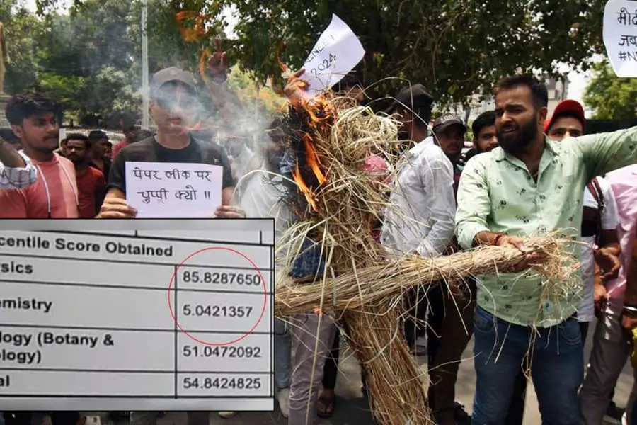 NEET: ഫിസിക്സിൽ 85%, കെമിസ്ട്രിയിൽ 5%, വൻപൊരുത്തക്കേട്; ചോദ്യപേപ്പർ കിട്ടിയത് രാത്രിയെന്ന് വിദ്യാർഥി