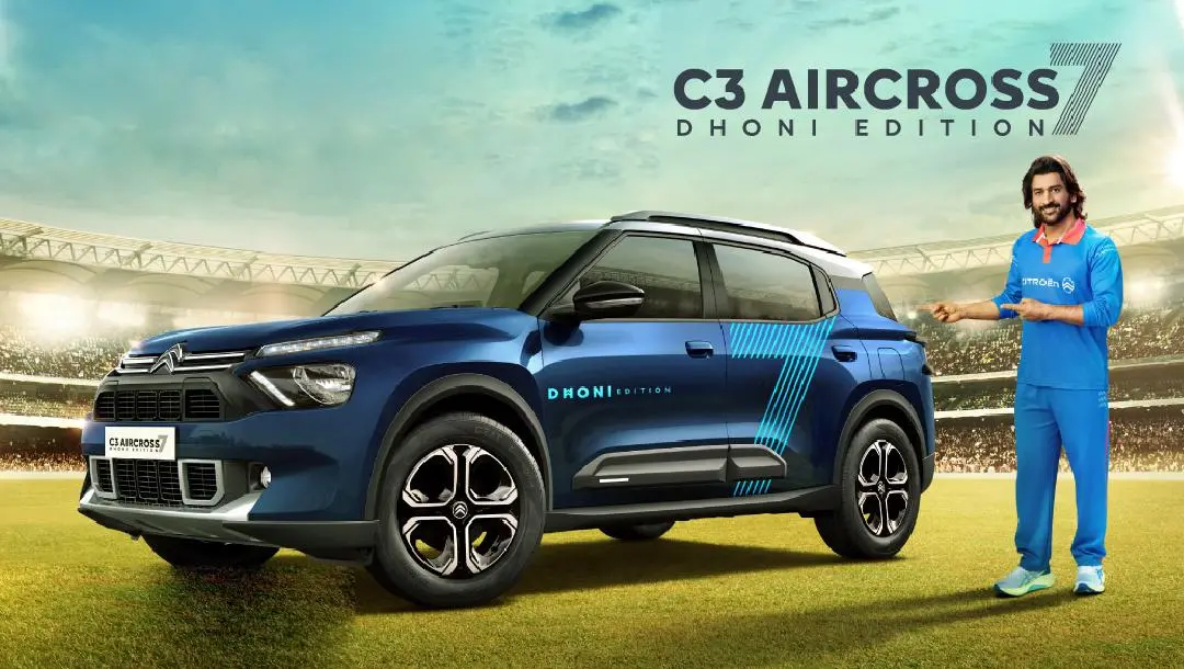 സിട്രോണ് സി3 എയര്ക്രോസ് ധോണി എഡിഷന് | Photo: Citroen India