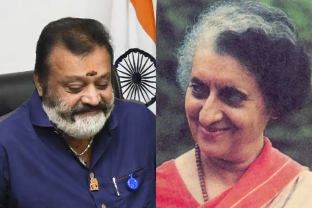 സുരേഷ് ഗോപി, ഇന്ദിരാ ഗാന്ധി