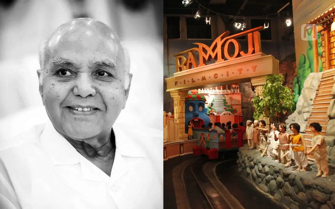 രാമോജി റാവു, രാമോജി റാവു ഫിലിം സിറ്റി | ഫോട്ടോ: എ.എൻ.ഐ, കെ.കെ.സന്തോഷ്\ മാതൃഭൂമി