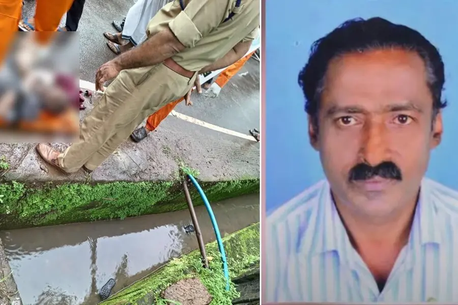 കനത്ത മഴയിൽ ഓവുചാലിൽവീണ് യുവാവിന് ദാരുണാന്ത്യം