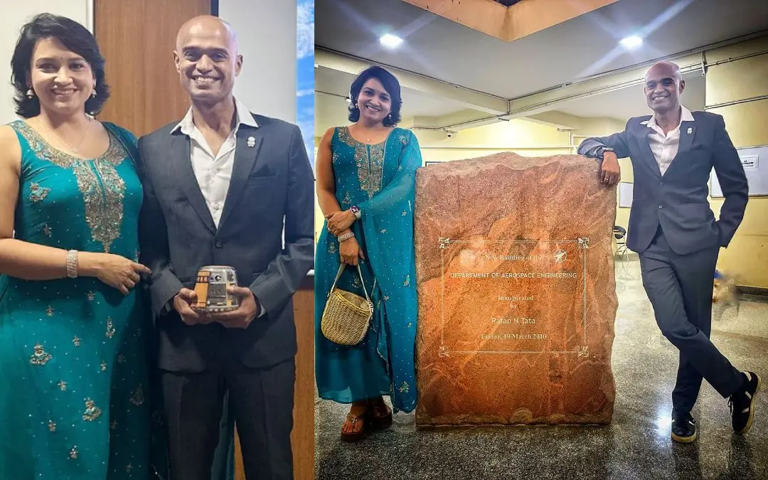 പ്രശാന്ത് ബാലകൃഷ്ണനും ലെനയും | photo: instagram/lena