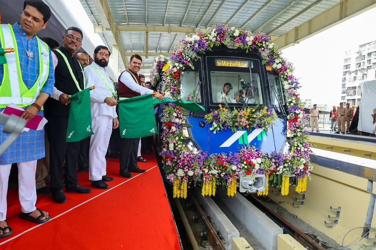CM Devendra Fadnavis at the 'Technical Inspection and Trial run of Phase-1 of MMRDA's Metro Line | Photo: X, CMO Maharasthra