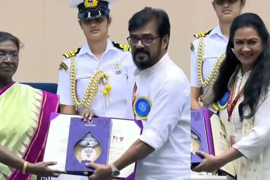ദേശീയ ചലച്ചിത്ര പുരസ്കാരങ്ങൾ ഏറ്റുവാങ്ങി ഉർവശിയും വിജയരാഘവനും; തലയുയർത്തി മലയാളസിനിമ
