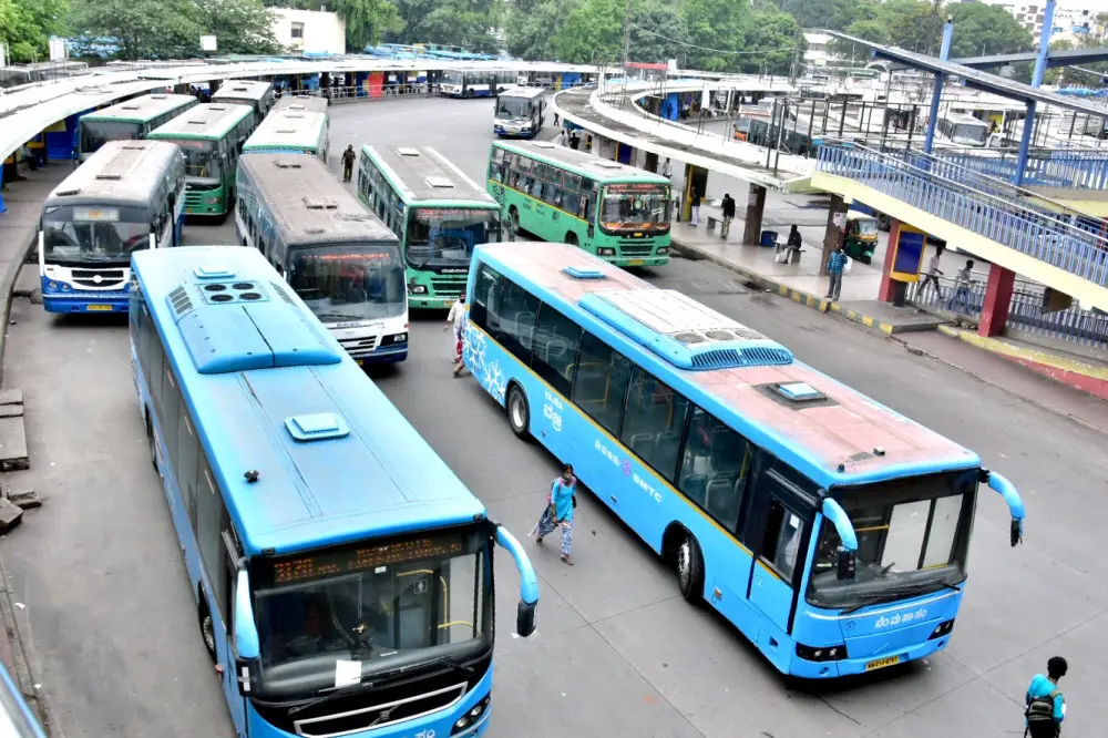 BMTC and KSRTC buses | ANI File