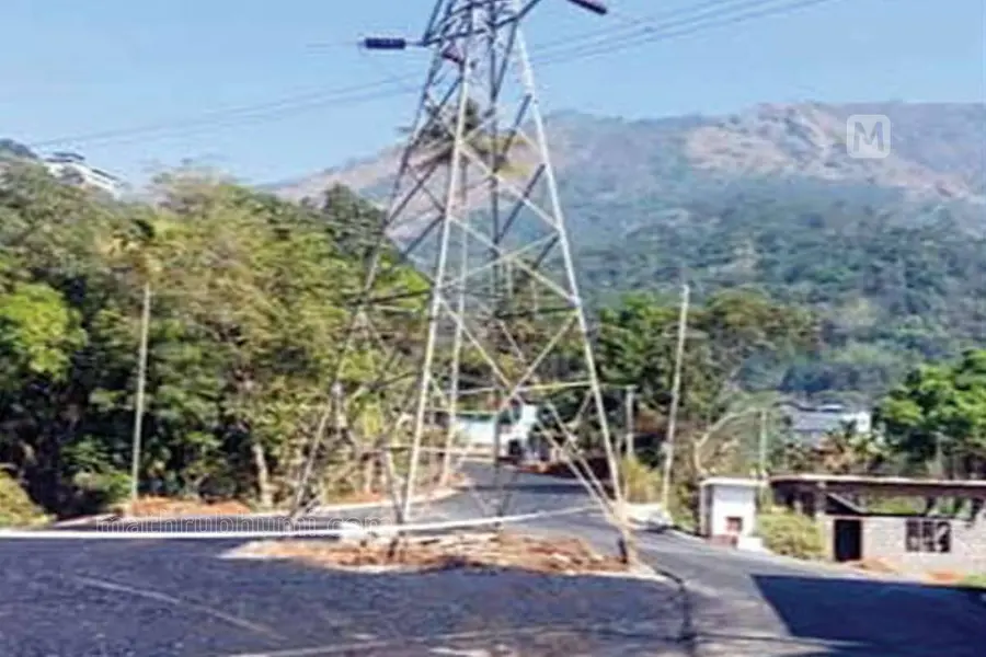 idukki kunchithanny electricity tower