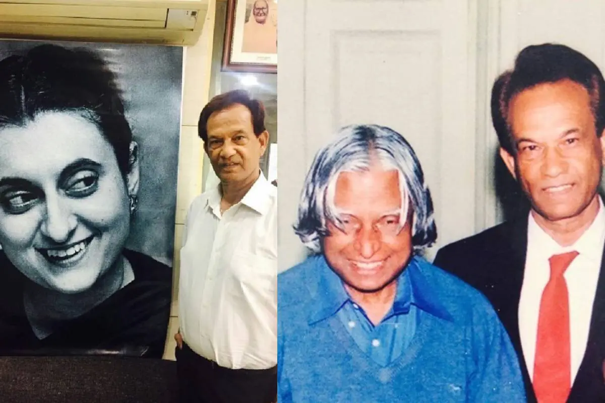 ഹബീബ് ഇന്ദിരയുടെ ചിത്രത്തോടൊപ്പം, ഹബീബ് കലാമിനൊപ്പം / instagram