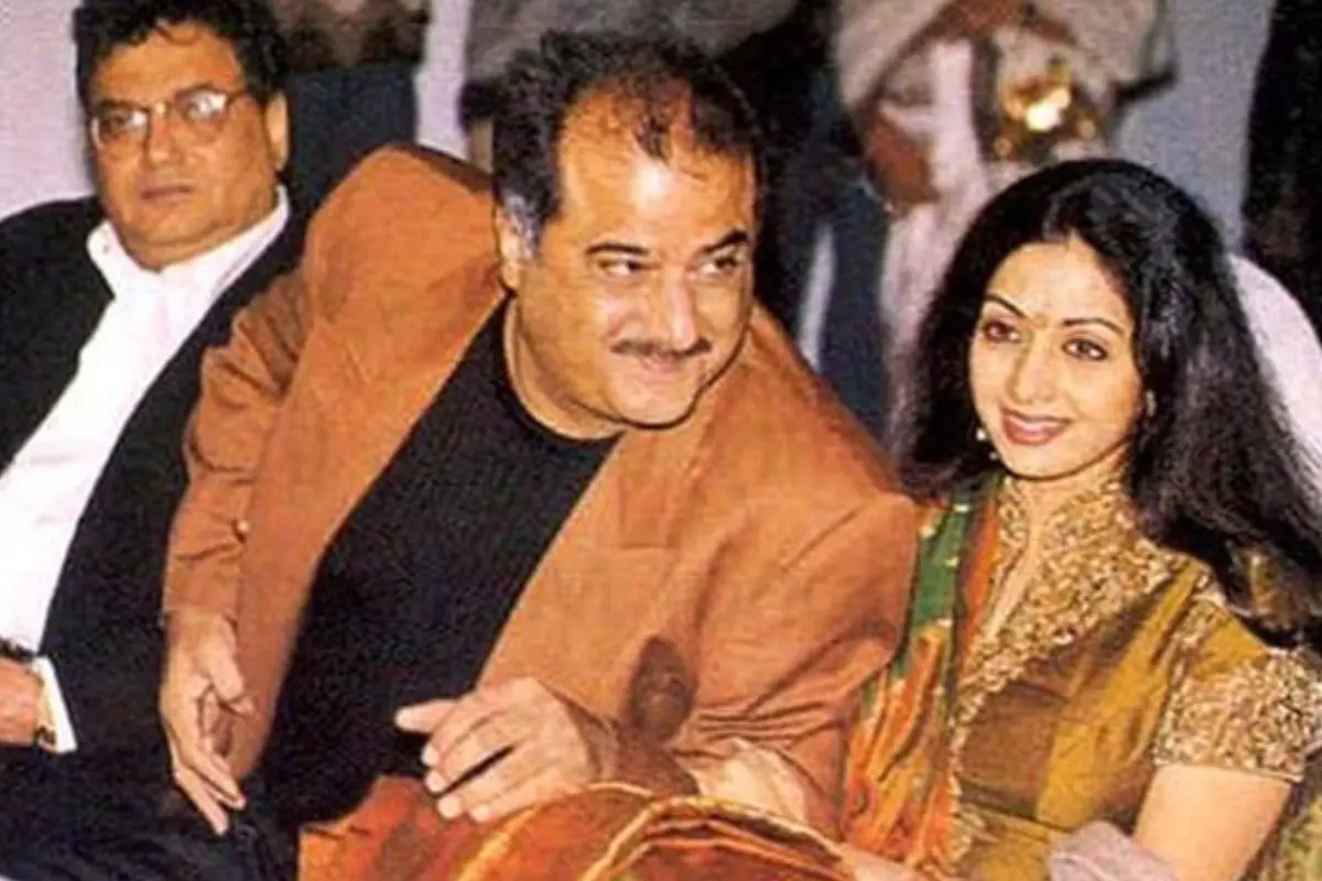 Boney Kapoor with Sridevi during their prime - the couple tied the knot in 1996, a relationship that sparked headlines and family turmoil but later brought their children together. Photo: X