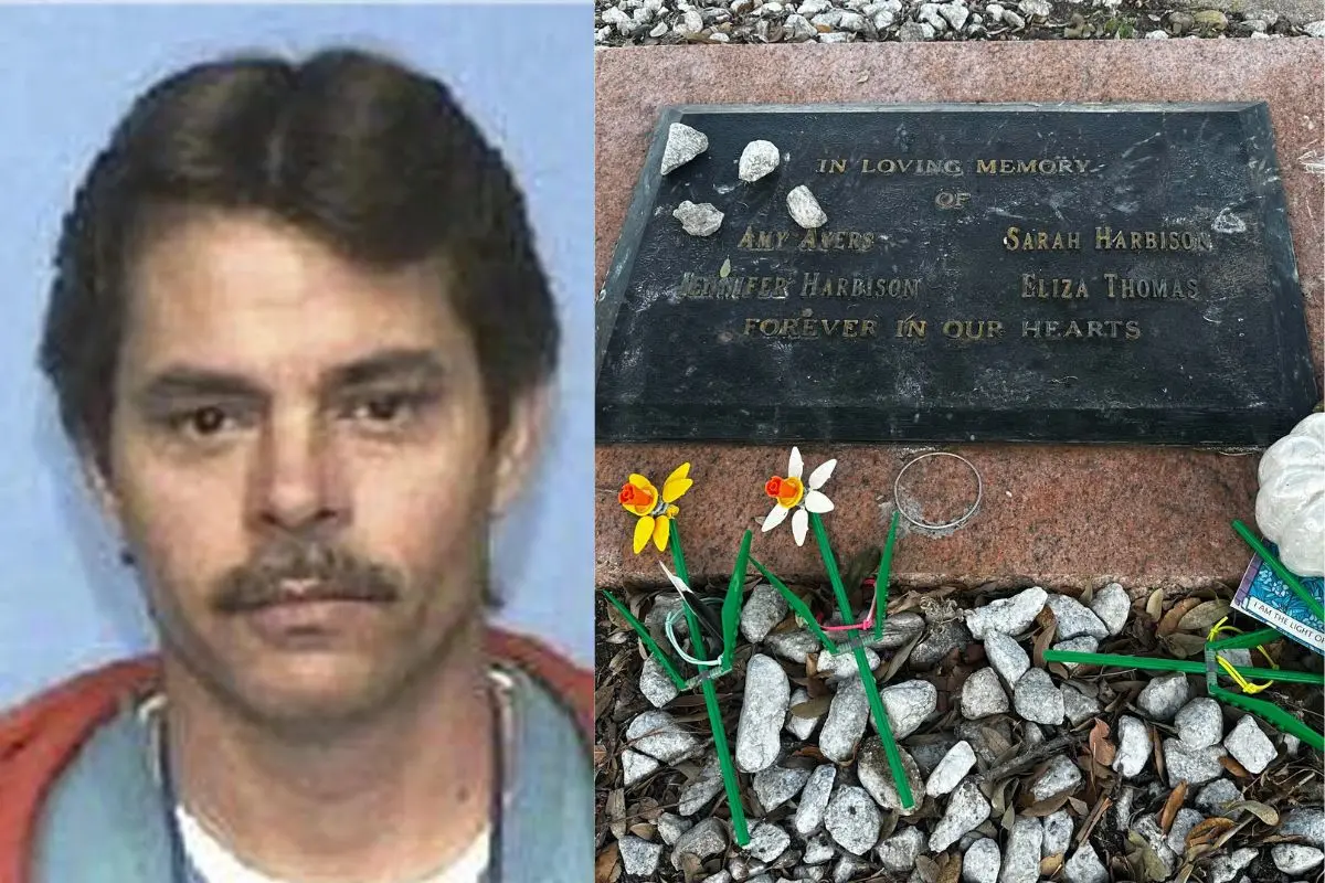 Robert Eugene Brashers, Memorial of the four girls murdered in Austin yogurt shop | Photo: X, AP