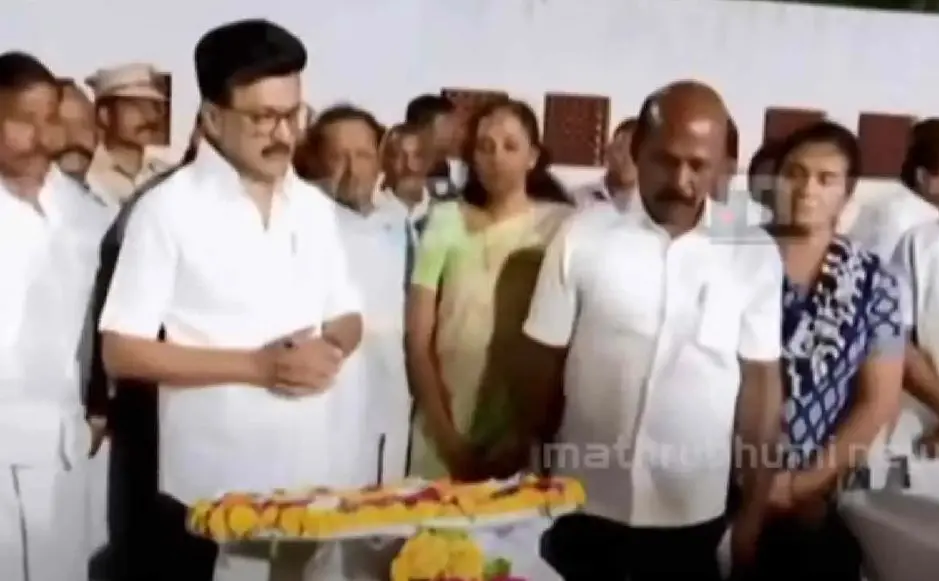 MK Stalin at Karur