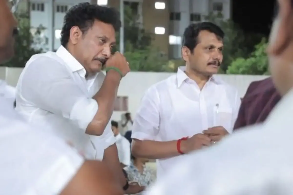 Screengrab of the video showing the minister in tears. Photo: X