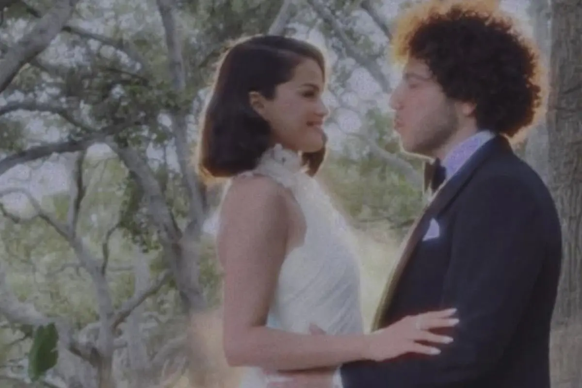 Newlyweds Selena Gomez and Benny Blanco beam with joy as they share Polaroid snapshots from their wedding day. Photo: Instagram