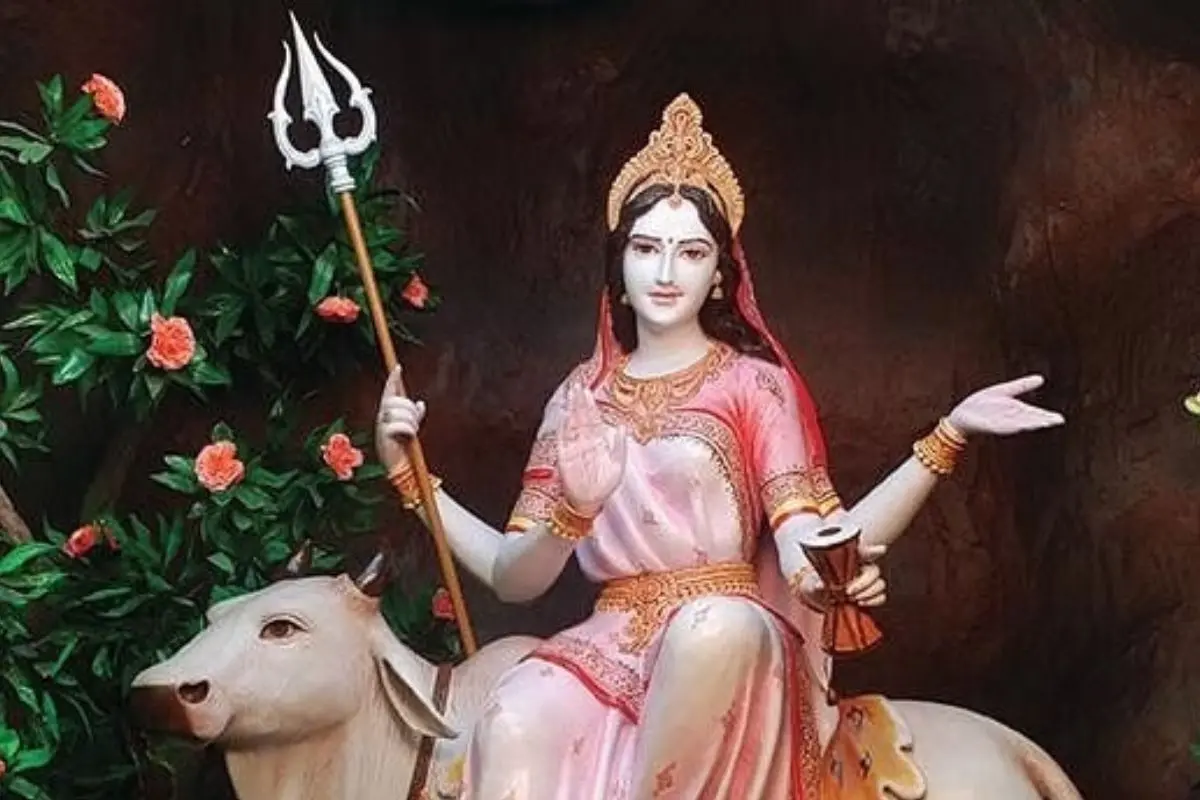 Maa Mahagauri, the radiant symbol of purity and serenity, is worshipped on Durga Ashtami. Photo: X