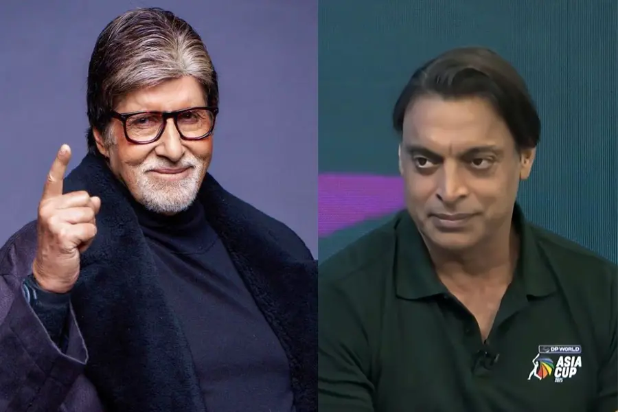 Amitabh Bachchan and Shoaib Akhtar