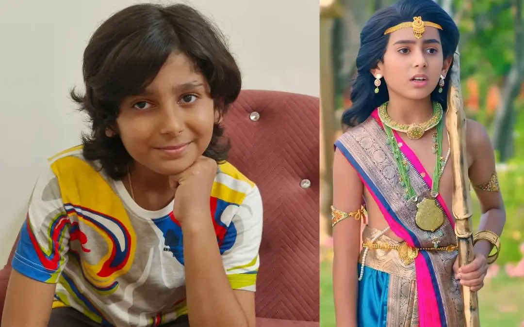 വീർ ശർ‌മ, സീരിയൽ ഷൂട്ടിനിടയിൽ നിന്നുള്ള ചിത്രം