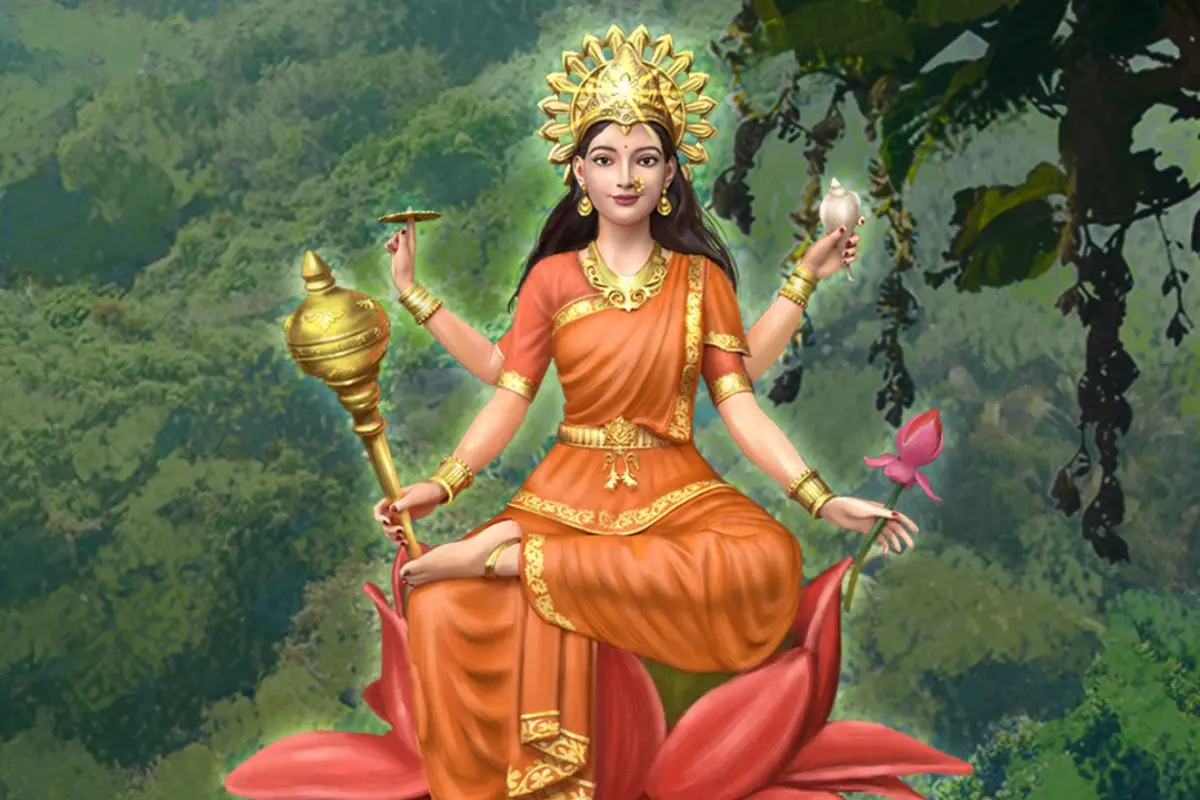 Seated on a lotus, Maa Siddhidatri symbolises compassion, harmony, and spiritual fulfilment. Photo: X