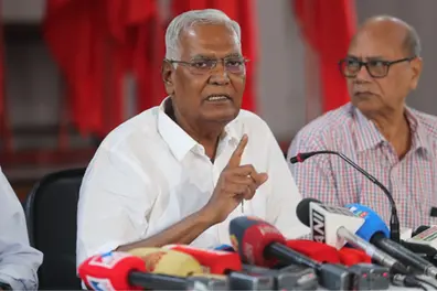 Govt handing forests to Adani while rejecting maoist ceasefire: CPI chief D Raja