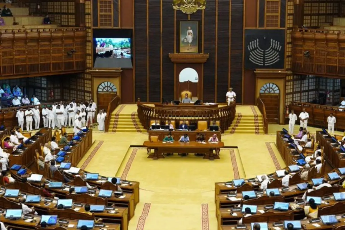 Kerala Assembly adjourned amid uproar over Speaker's refusal to allow debate on Rahul Gandhi 'threat'. Photo: X