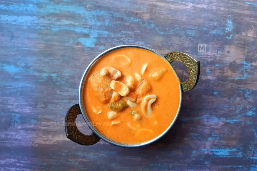 paccha cashewnut curry