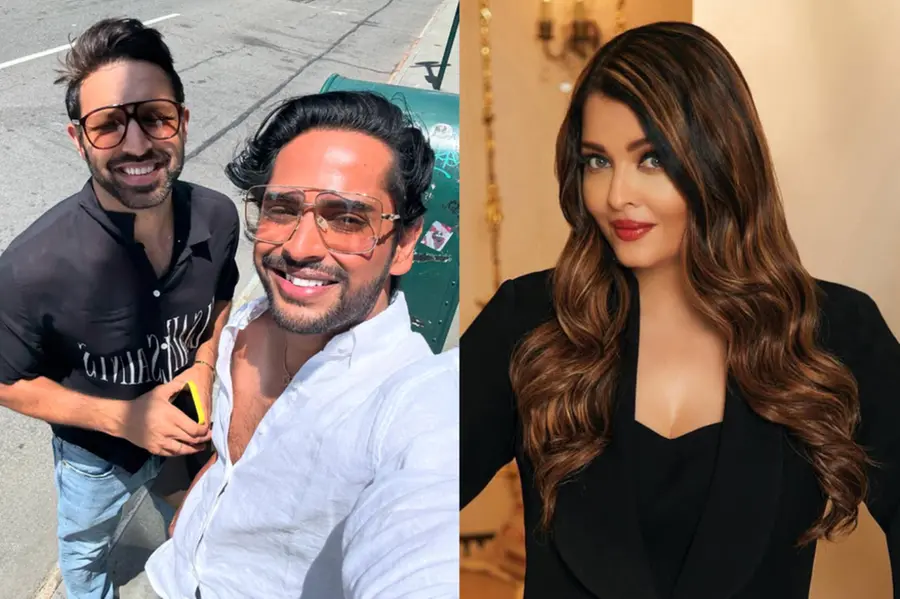 Aditya Madiraju with husband Amit Shah, Aishwarya Rai