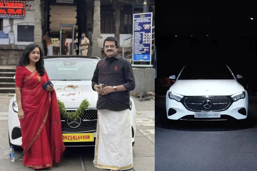 ഇഷ്ടവാഹനം വീണ്ടും, മെഴ്സിഡീസ് ബെന്സ് ഇ-ക്ലാസ് സ്വന്തമാക്കി ഗായകന് എം.ജി.ശ്രീകുമാര്