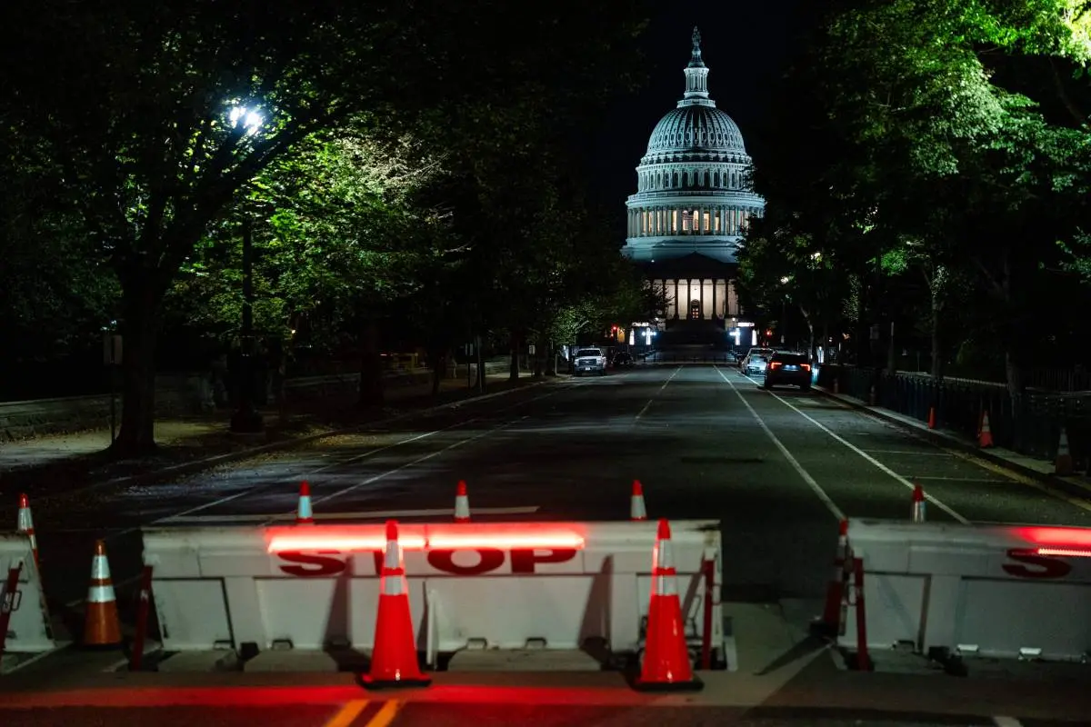 യുഎസ് കാപ്പിറ്റോളിന്റെ ദൃശ്യം | Photo: Getty Images via AFP