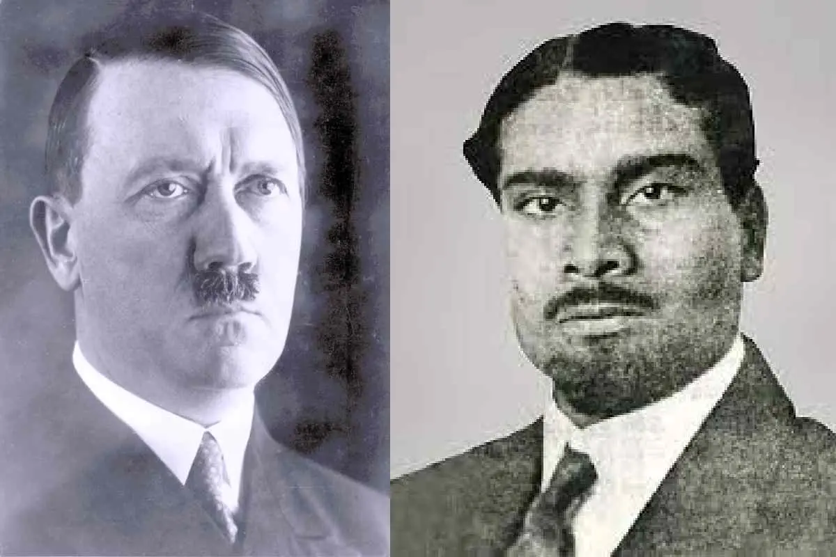 ഹിറ്റ്ലര്, ചെമ്പകരാമൻ പിള്ള