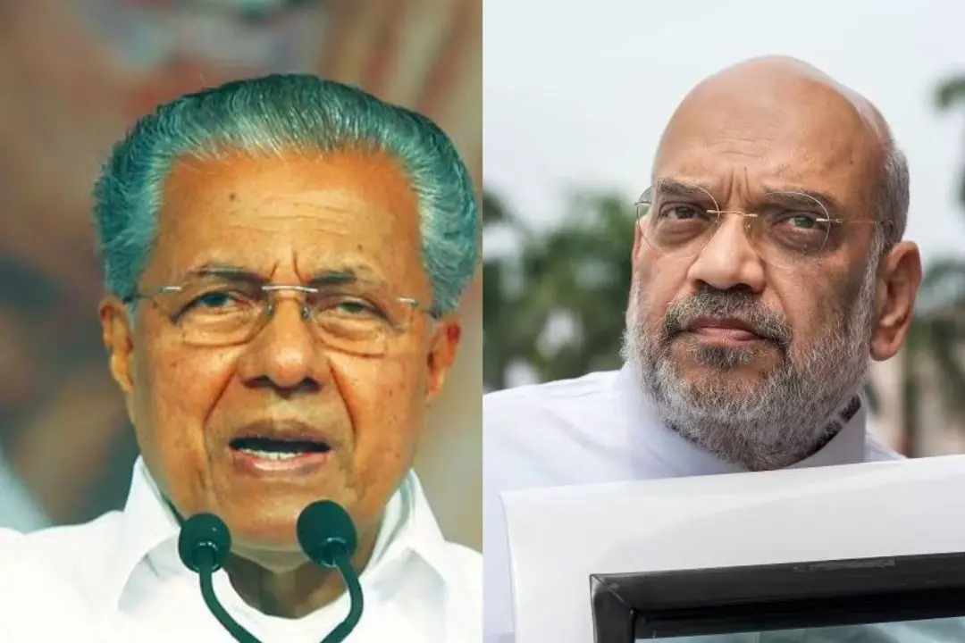 Chief Minister Pinarayi Vijayan, Amit Shah | Photos: Mathrubhumi, PTI