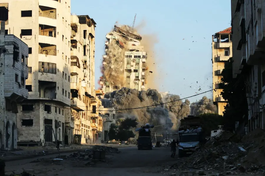 Israeli strikes kill dozens in Gaza as Hamas weighs Trump’s peace plan