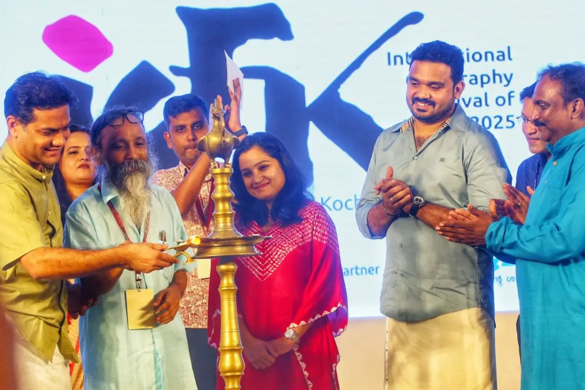 MP Hibi Eden inagurating the International Caligraphy Festival in Kochi | Photo: Mathrubhumi