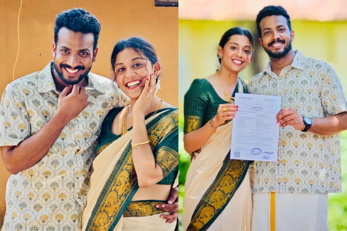 ആര്യാ ദയാലും അഭിഷേകും | Photo: Instagram/ Arya Dhayal