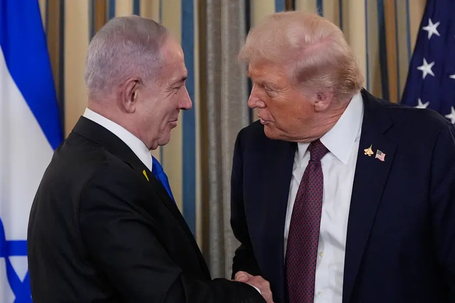 Benjamin Netanyahu President Donald Trump