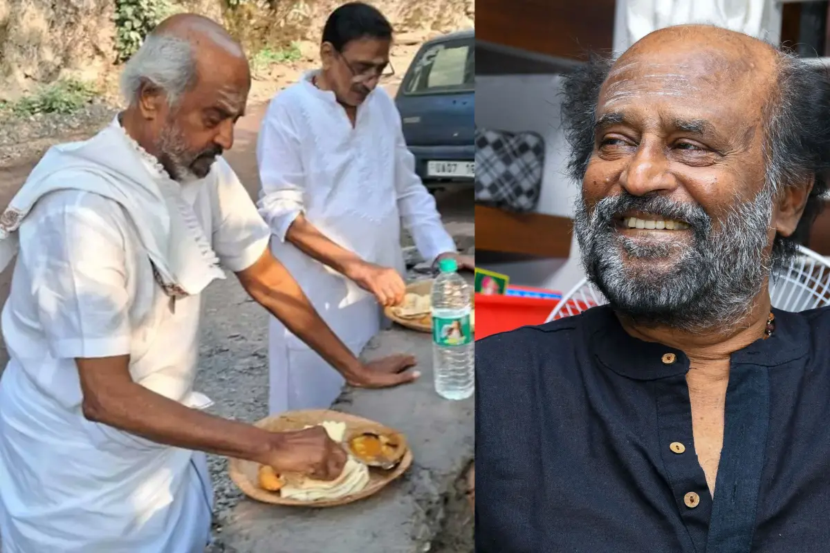 Rajinikanth during the journey | Photo: X, @laxmikanth