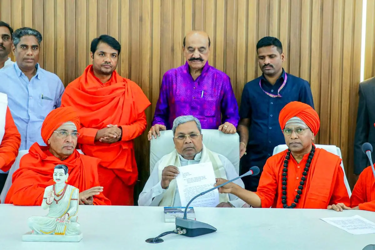 Lingayat community members | File photo: ANI