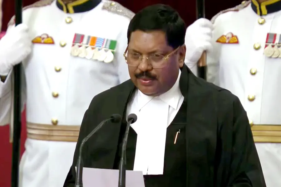 ‘Won’t tolerate insult to Sanatan’: Lawyer pulls off shoe, tries to target CJI Gavai