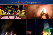 ഹാപ്പീ ന്യൂ ഇയർ!!!! 2025 എത്തിപ്പോയ് മക്കളേ... ഫോർട്ട് കൊച്ചിയിൽ പാപ്പാഞ്ഞിയെ കത്തിച്ചു
