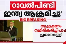 'റാവൽപിണ്ടി ഇന്ത്യ ആക്രമിച്ചു'; സ്ഥിരീകരിച്ച് പാക് പ്രധാനമന്ത്രി