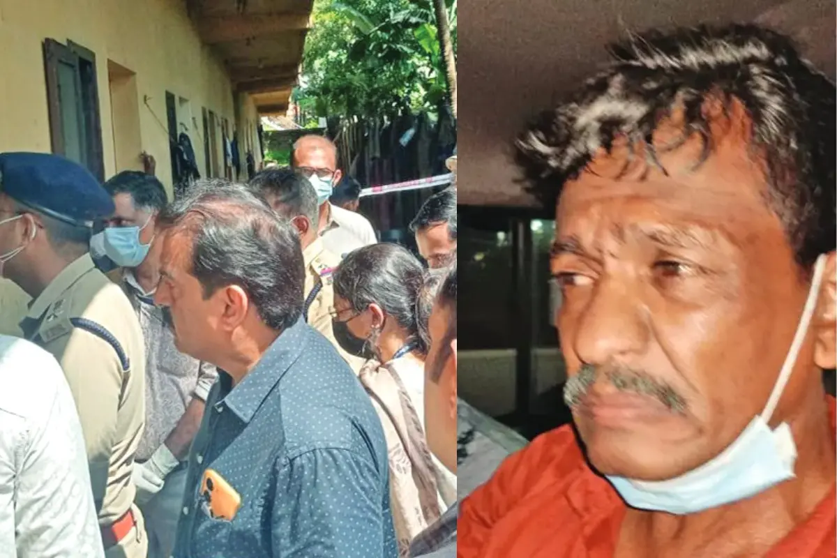ചൊവ്വന്നൂരിലെ വാടക ക്വാര്ട്ടേഴ്സിലെത്തി സിറ്റി പോലീസ് കമ്മിഷണര് നകുല് രാജേന്ദ്ര ദേശ്മുഖ് വിവരങ്ങൾ ശേഖരിക്കുന്നു, പ്രതി സണ്ണി