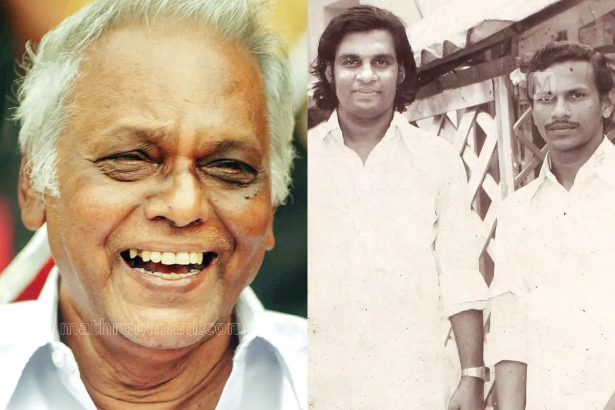 ദേവരാജൻ, യേശുദാസിനൊപ്പം ശ്രീകാന്ത് | ഫയല്ച്ചിത്രം: മാതൃഭൂമി