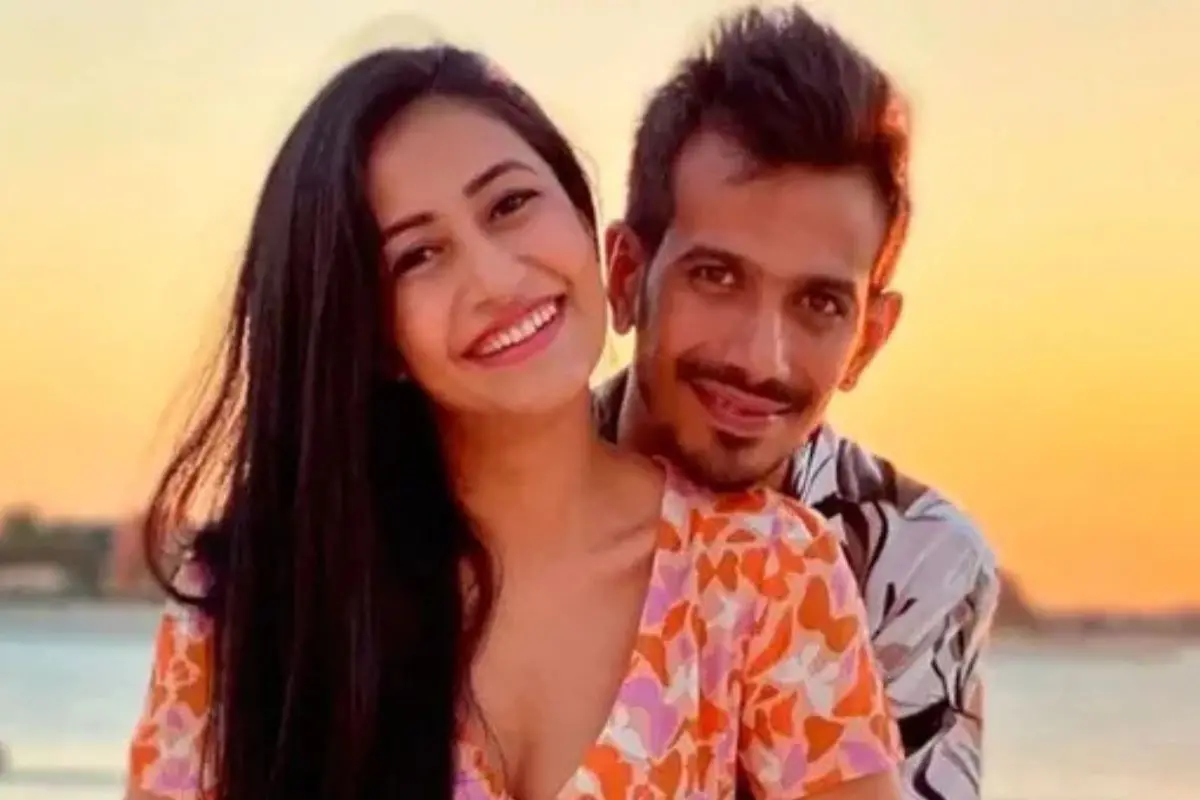 Yuzvendra Chahal and Dhanashree Verma in happier times - the former couple, who tied the knot in December 2020, officially parted ways in March 2025. Photo: X