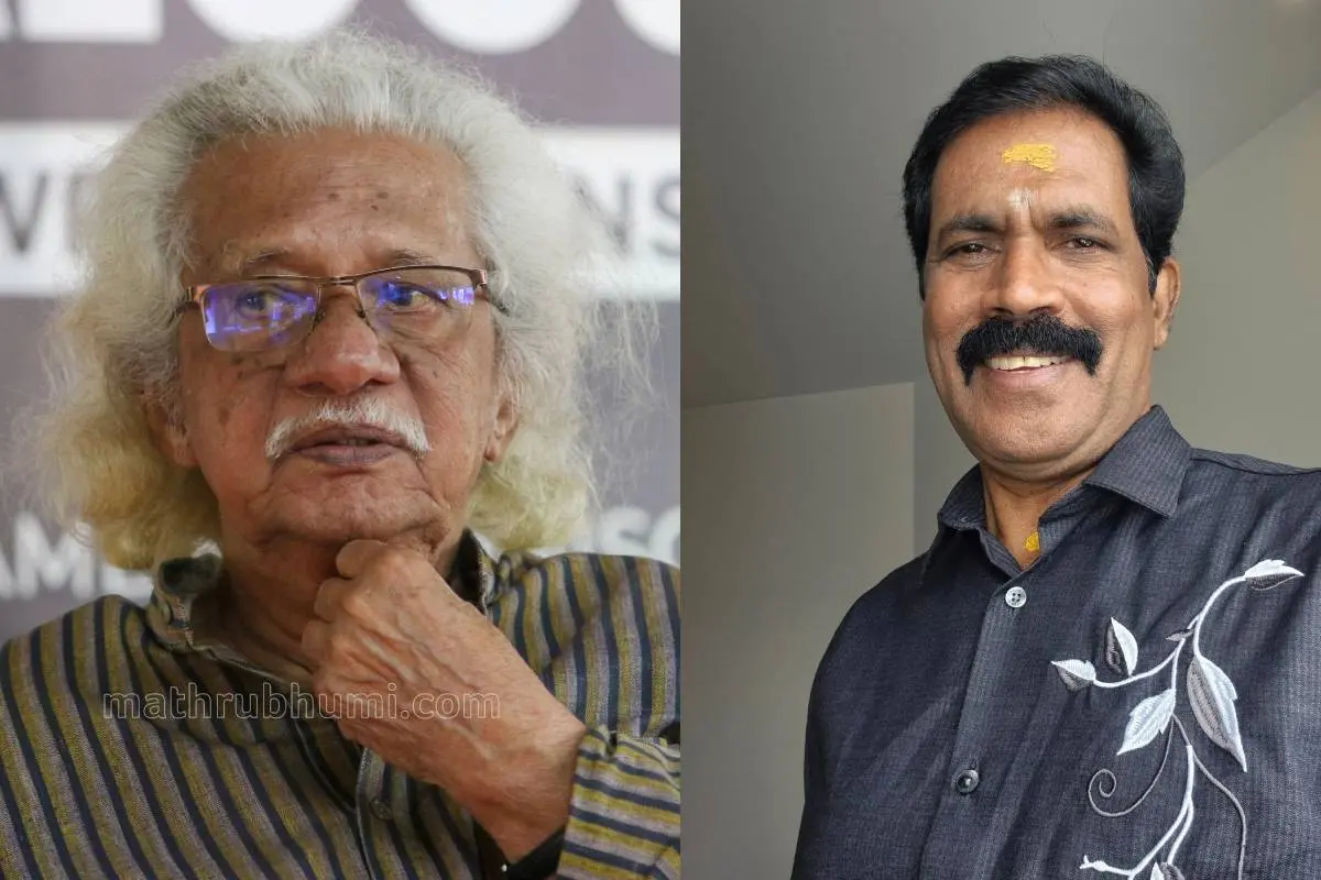 അടൂർ ഗോപാലകൃഷ്ണൻ, സിദ്ധു പനയ്ക്കൽ | ഫോട്ടോ: അരവിന്ദ് ലെനിൻ\ മാതൃഭൂമി, Facebook