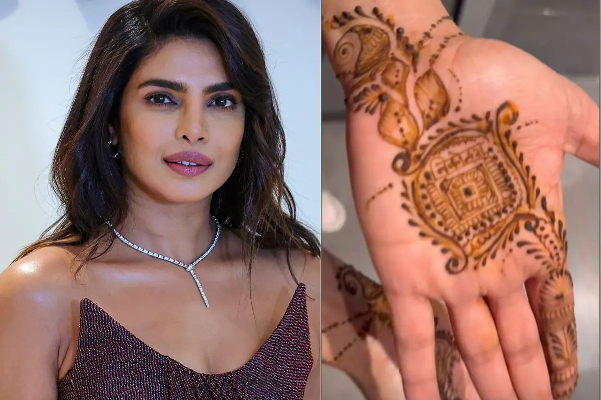 Priyanka Chopra, Mehandi design | Photo: PTI, Instagram @priyankachopra