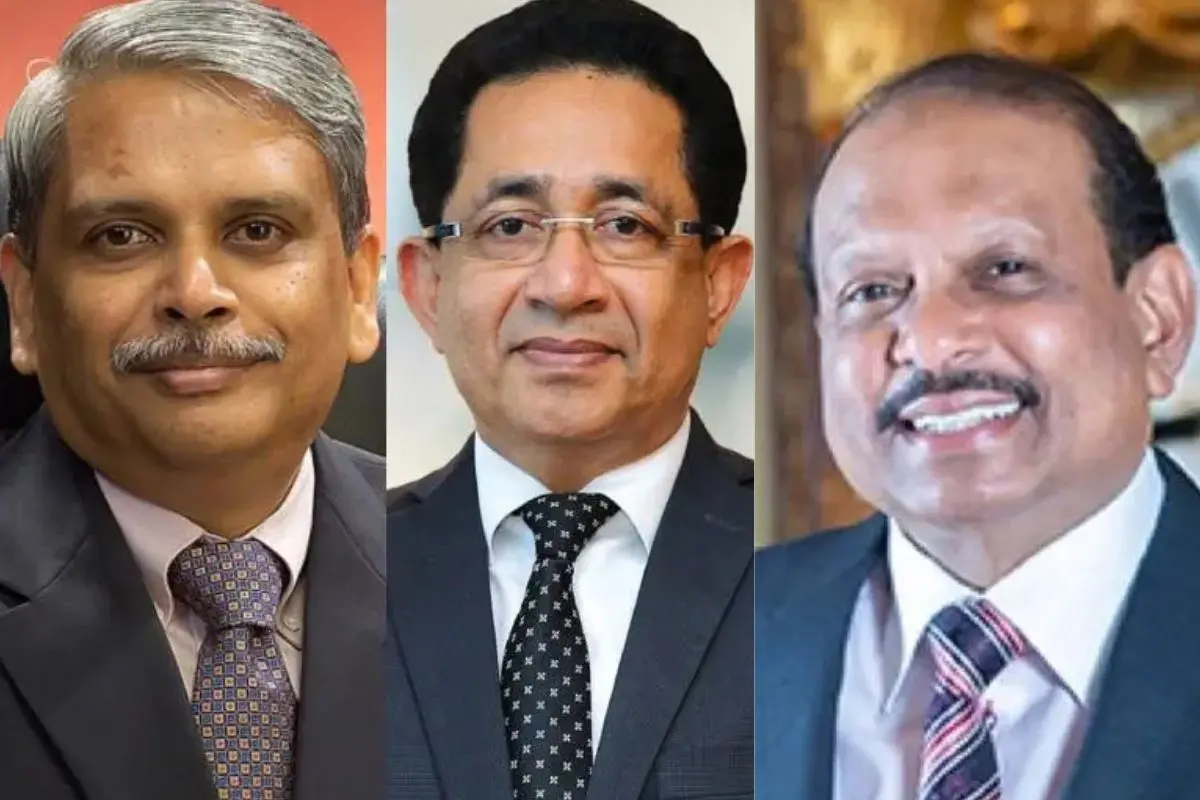 Kris Gopalakrishnan, Joy Alukkas, Yusuff Ali | Photo: Mathrubhumi