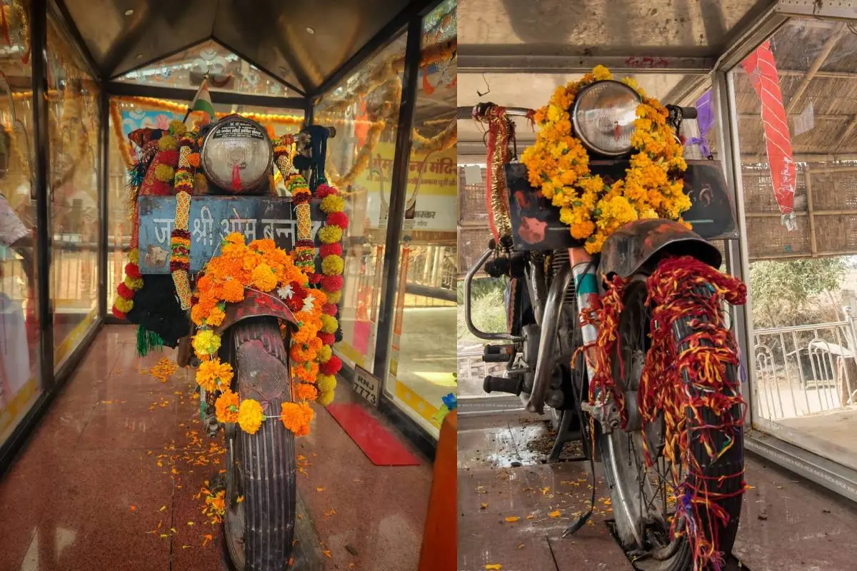 ബുള്ളറ്റ് ബാബ ക്ഷേത്രം/ ഇൻസ്റ്റഗ്രാം(ptha_india)
