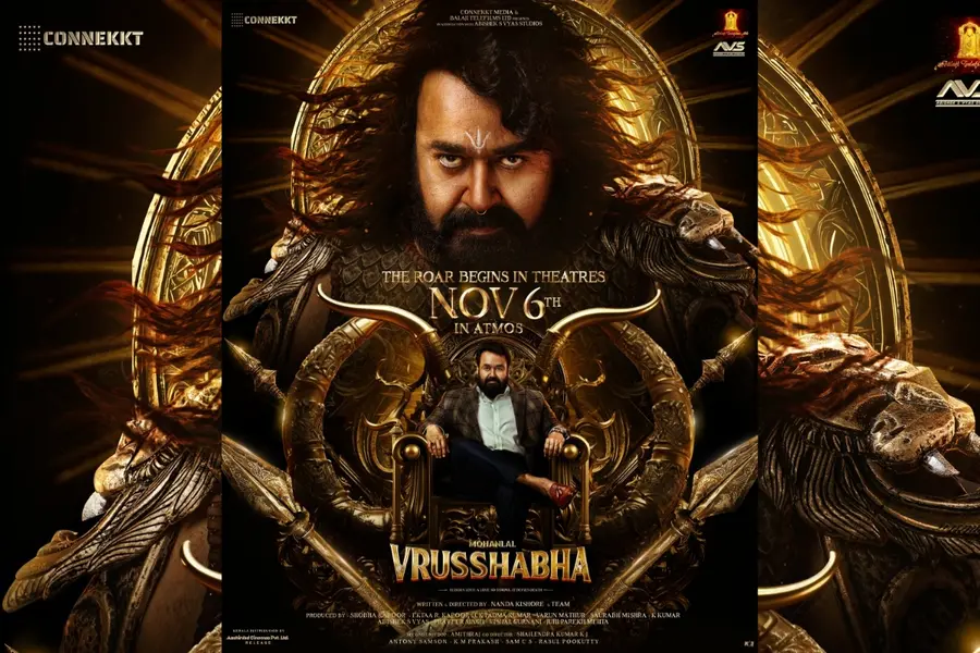 The wait is over: Mohanlal finally confirms Vrusshabha release date